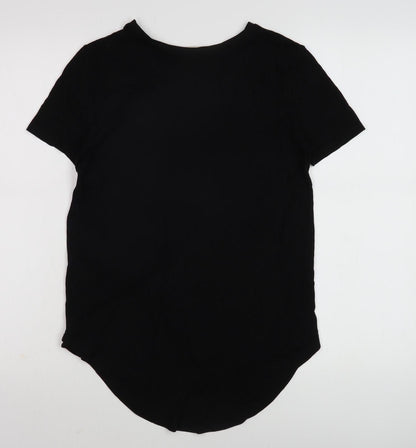 Womens UK Size XS Oasis Black  T-Shirt
