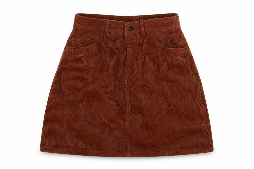 Womens UK Size XS VERO MODA Mini Corduroy Skirt