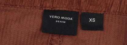 Womens UK Size XS VERO MODA Mini Corduroy Skirt