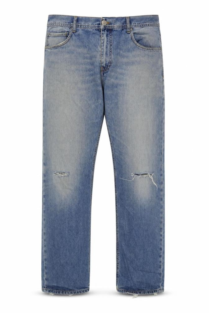 Mens UK Size 38 Zara Regular Fit Straight Blue Jeans