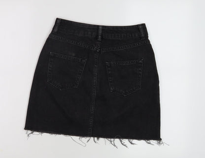 Womens UK Size 8 Topshop Straight & Pencil Denim Skirt