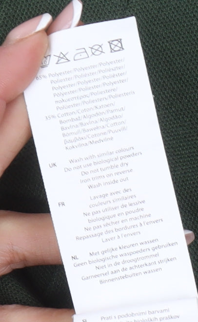 Slazenger Men's Green Polo Shirt Size S