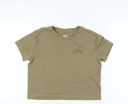 Womens UK Size S Victoria's Secret Green  T-Shirt