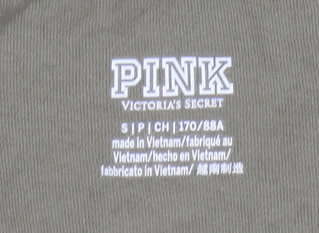 Womens UK Size S Victoria's Secret Green  T-Shirt