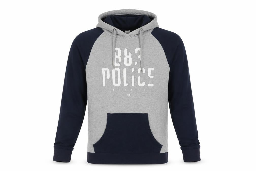 Mens UK Size S 883 Police Grey Pullover Hoodie