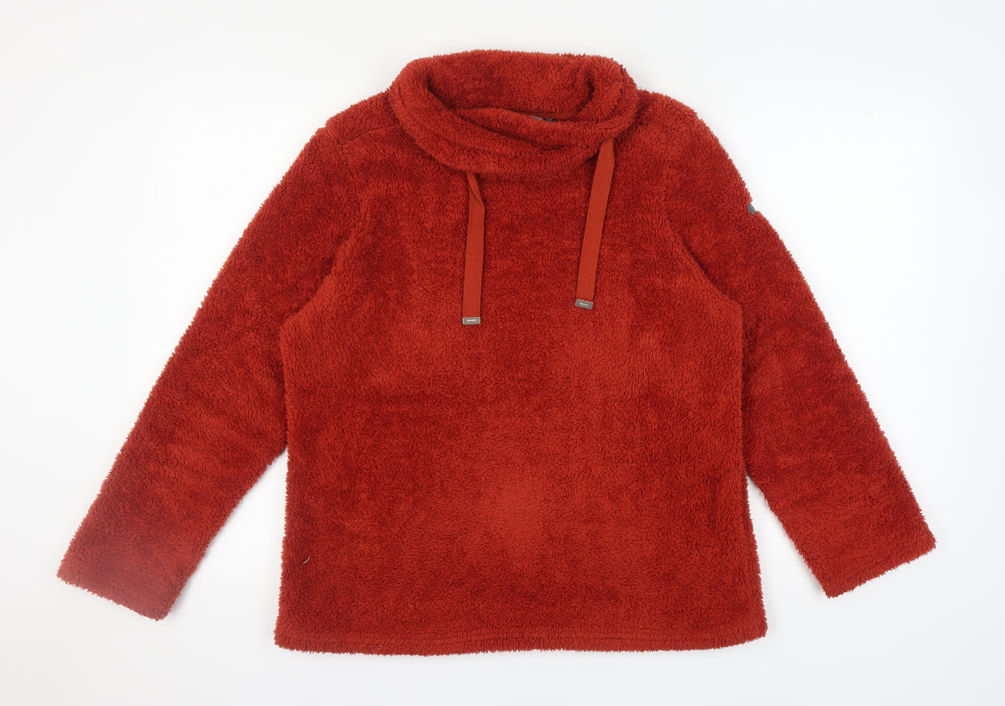 Regatta Women's Red Fleece Sweatshirt Size 14