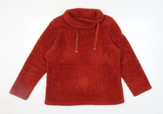 Regatta Women's Red Fleece Sweatshirt Size 14
