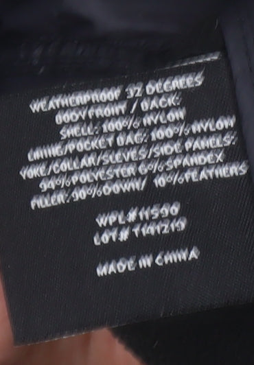 32 Degrees Men's Black Small Weatherproof Puffer Jacket