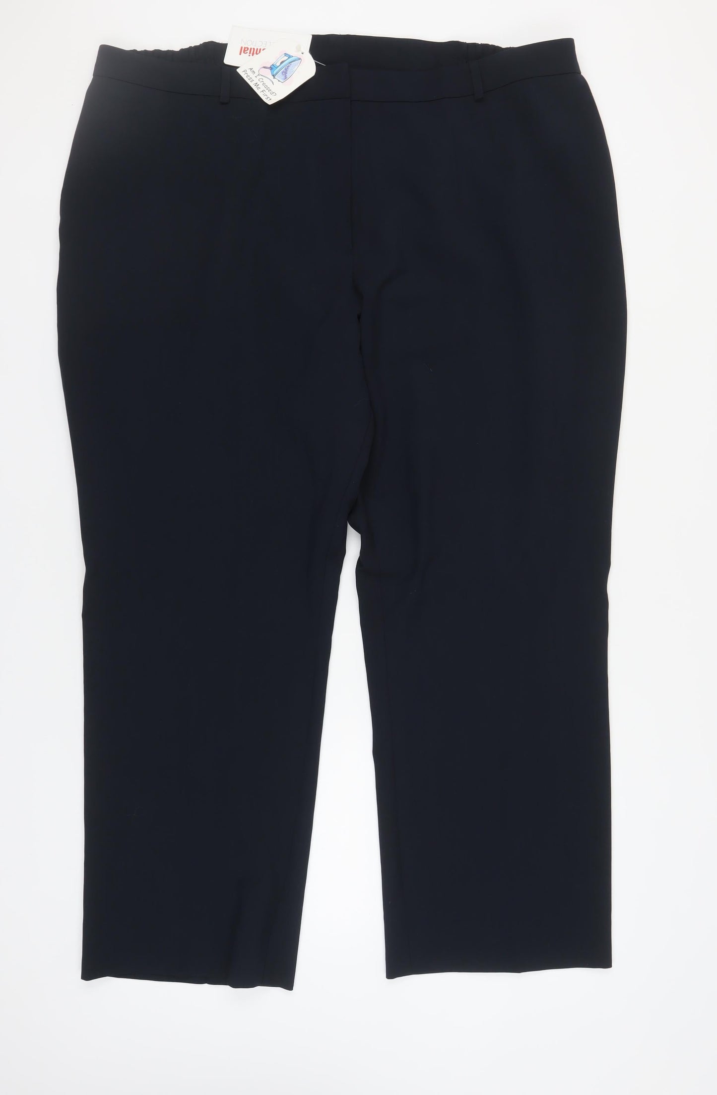 Womens UK Size 24 Essential Collection   Blue Trousers