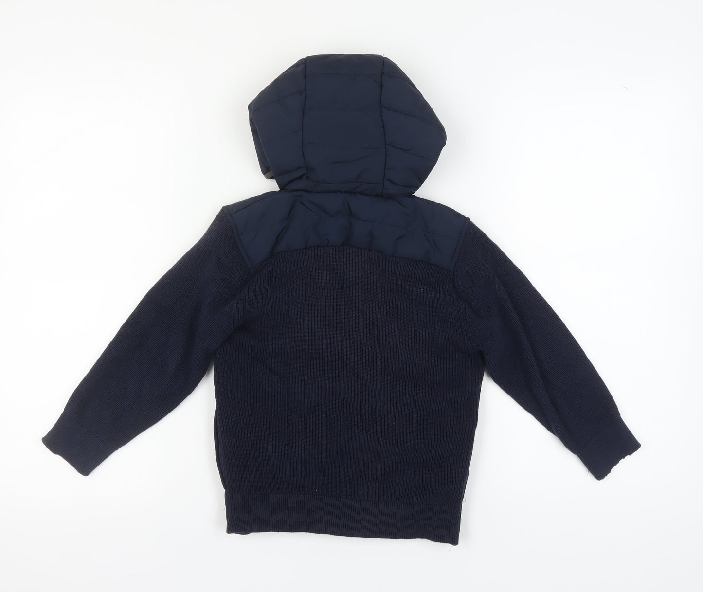 Next Boys Blue Puffer Jacket - 6 Years, Hooded, Casual