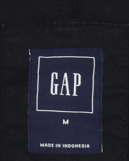 Gap Women's Black Hooded Jacket Medium Casual Style