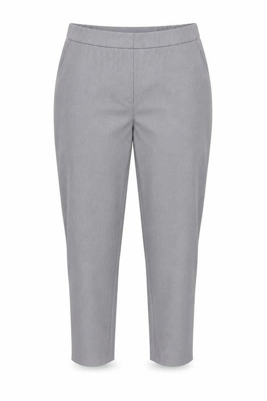 Womens UK Size 26R Capsule Relaxed Fit Casual Workwear Grey Trousers