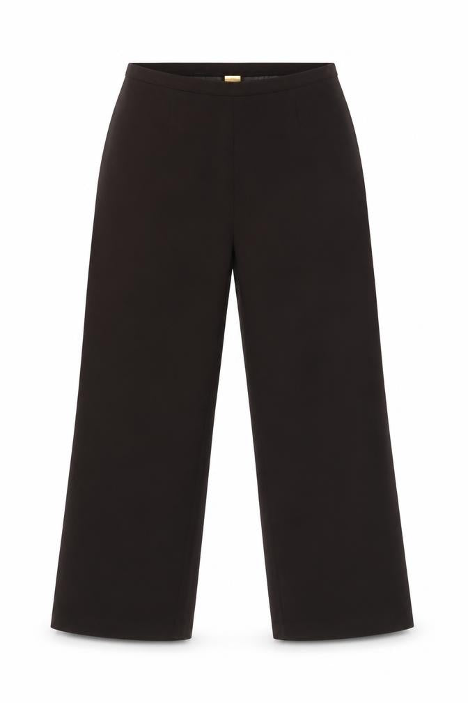 Womens UK Size 14 AMARANTO   Black Trousers