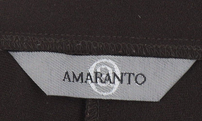 Womens UK Size 14 AMARANTO   Black Trousers
