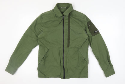 Mens UK Size S PLCE Green Basic Jacket
