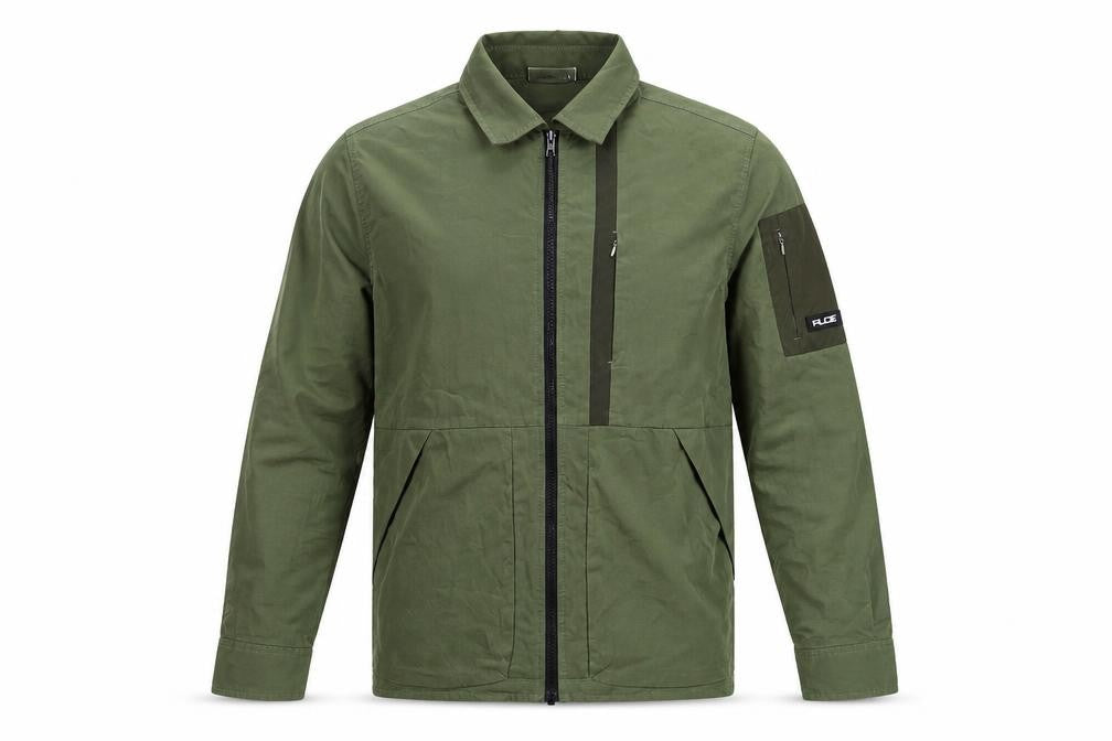 Mens UK Size S PLCE Green Basic Jacket