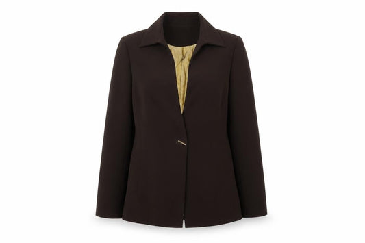 Womens UK Size 12 AMARANTO Regular Brown Blazer