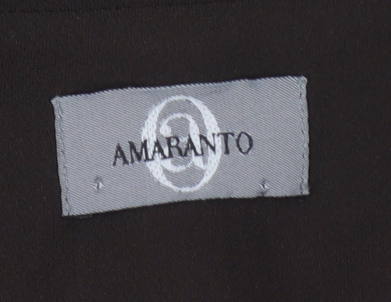 Womens UK Size 12 AMARANTO Regular Brown Blazer