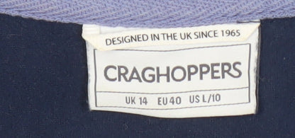 Craghoppers Women's Blue Pullover Sweatshirt, Size 14