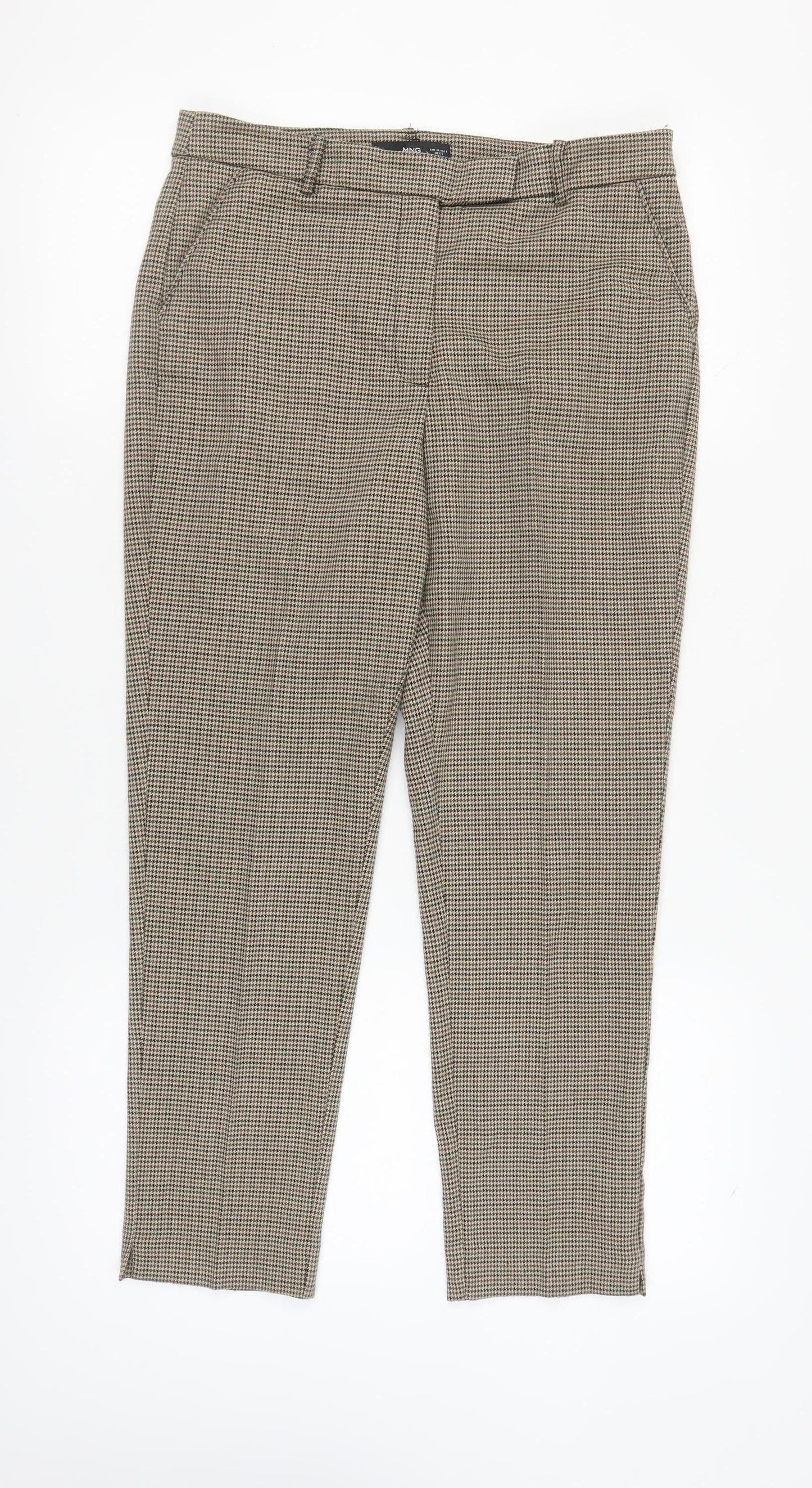 Womens UK Size 2 MNG Regular Fit  Multicoloured Trousers