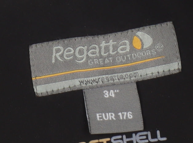 Mens UK Size 34 Regatta Black Soft Shell