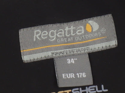 Mens UK Size 34 Regatta Black Soft Shell