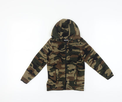 Peter Storm Boys Camo Full Zip Fleece Hoodie 3-4 Years