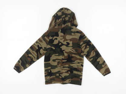 Peter Storm Boys Camo Full Zip Fleece Hoodie 3-4 Years