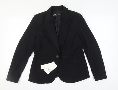 Zara Black Women's Blazer, Size 12, New