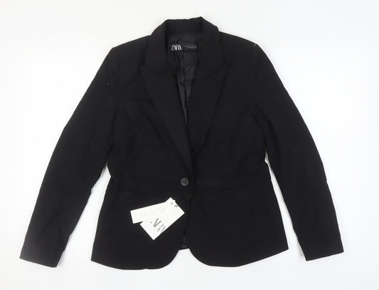 Zara Black Women's Blazer, Size 12, New