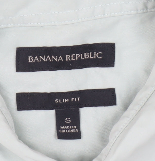 Banana Republic Men's Green Slim Fit Shirt, Size S