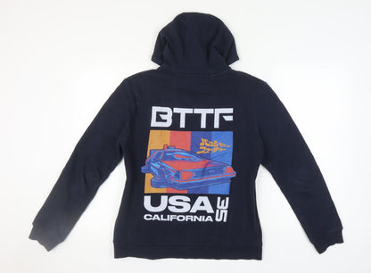 Back to the Future Blue Unisex Hoodie - Size S