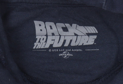 Back to the Future Blue Unisex Hoodie - Size S