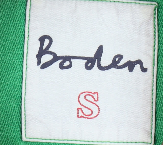 Boden Men's Pink Striped Polo S, Long Sleeve