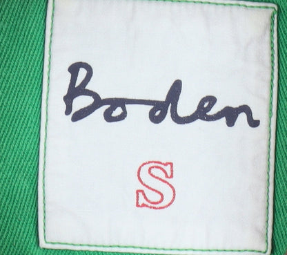 Boden Men's Pink Striped Polo S, Long Sleeve