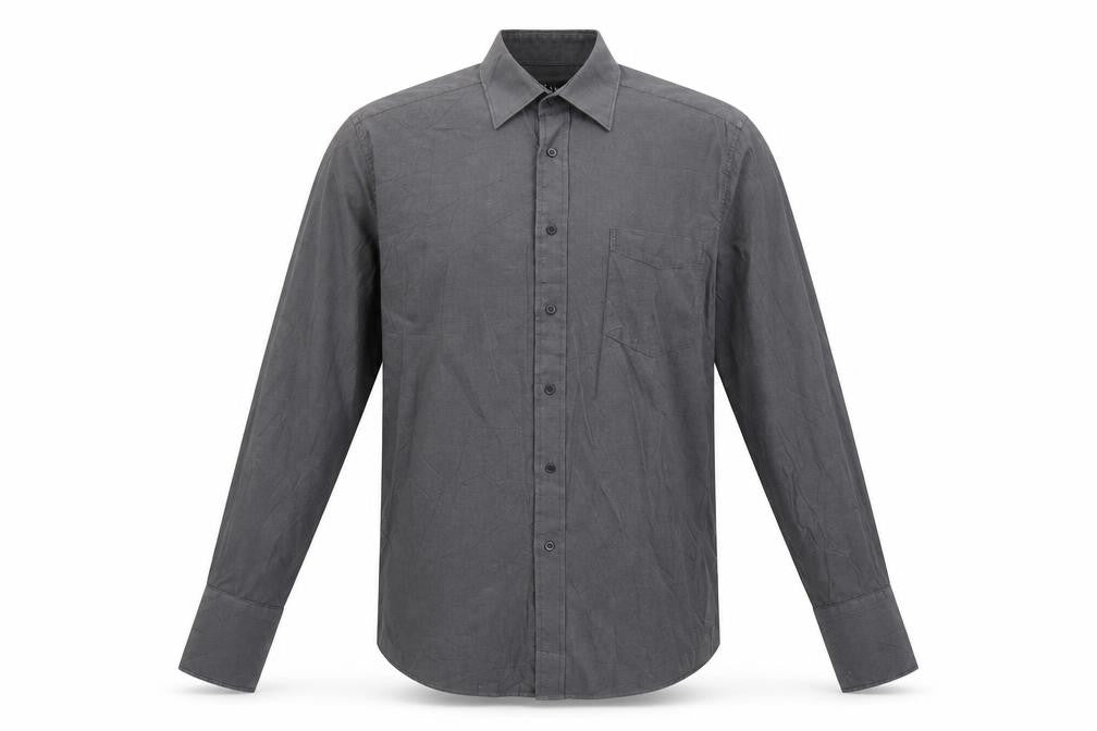 Mens UK Collar Size 15 Thomas Nash Smart Grey  Dress Shirt