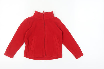 Regatta Professional Girls Red Fleece Jacket, Lightweight, Size 2Y