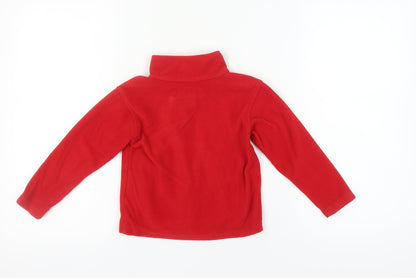 Regatta Professional Girls Red Fleece Jacket, Lightweight, Size 2Y