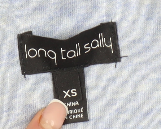 Long Tall Sally Women's Blue XS Sweatshirt, Tall Casual