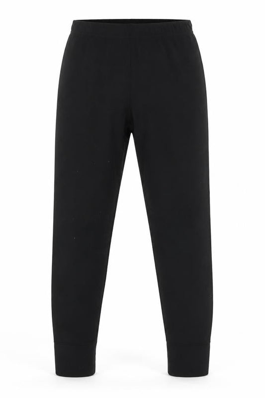 Front view of Trespass Black Jogger Trousers unisex adults 2xs