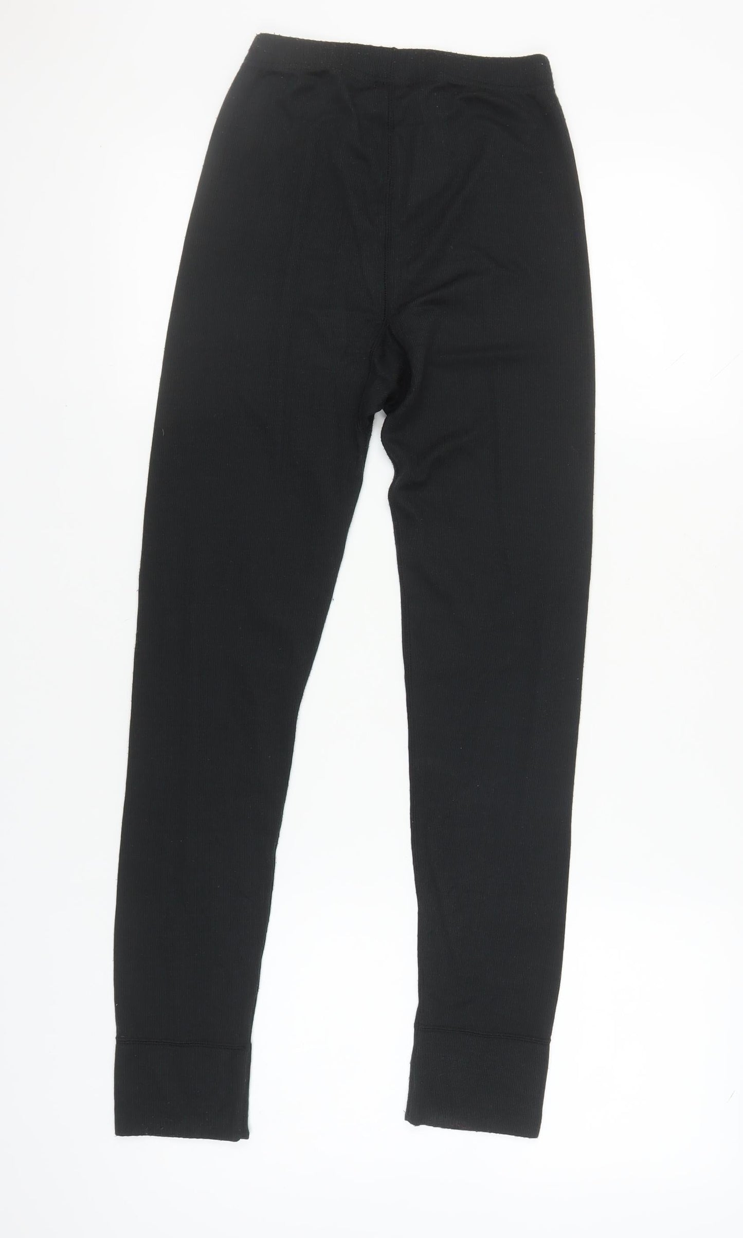 Unisex Adultss UK Size 2XS Trespass Regular Fit Jogger Black Trousers