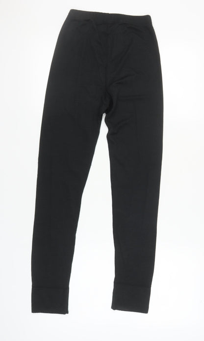 Unisex Adultss UK Size 2XS Trespass Regular Fit Jogger Black Trousers