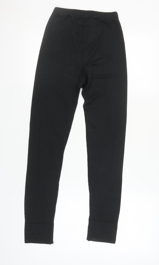 Trespass Black Jogger Trousers Unisex Adults 2XS