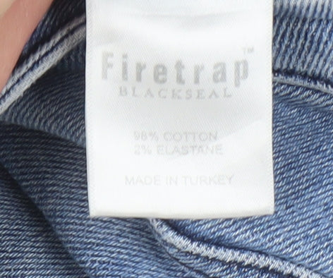Firetrap Women's Blue Skinny Distressed Jeans Size 26