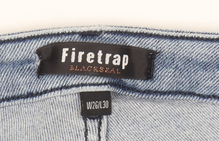 Firetrap Women's Blue Skinny Distressed Jeans Size 26