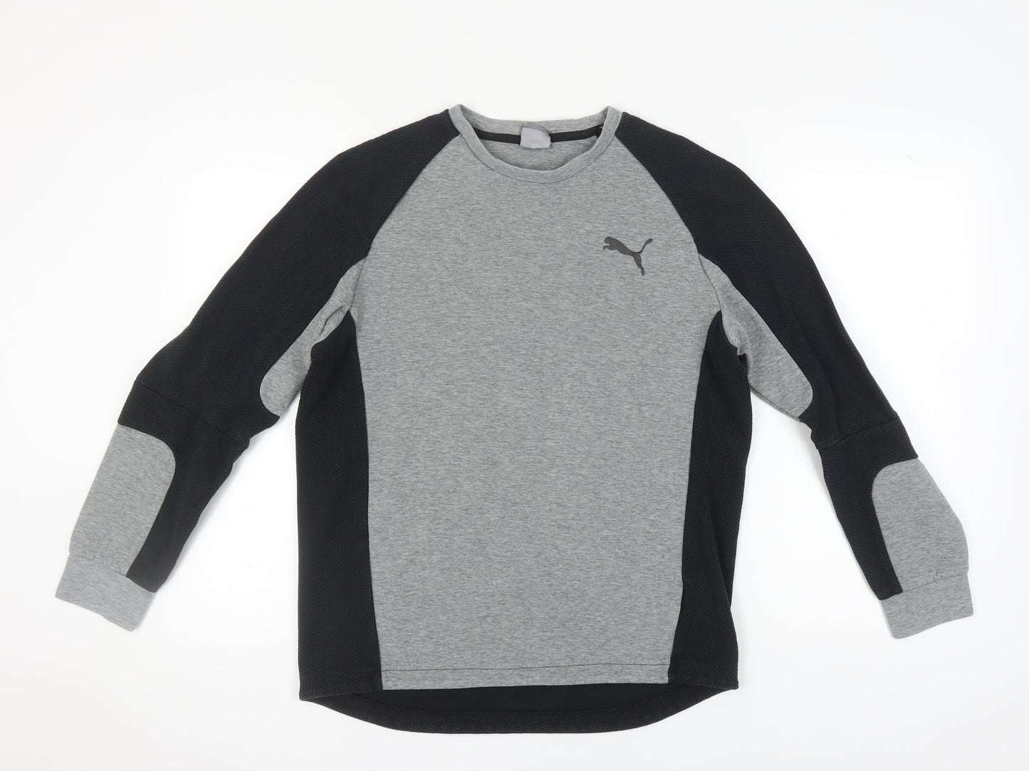 Mens UK Size L PUMA Grey Pullover Sweatshirt