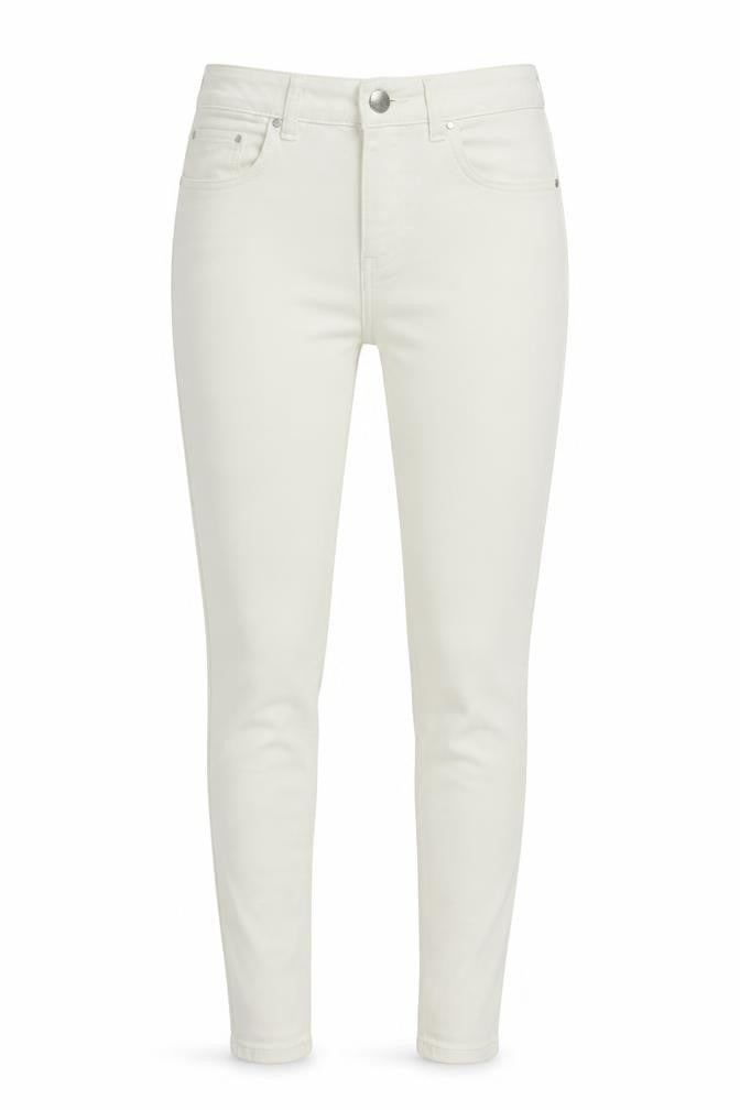 Womens UK Size 6 Richmond Slim Fit Skinny Ivory Jeans