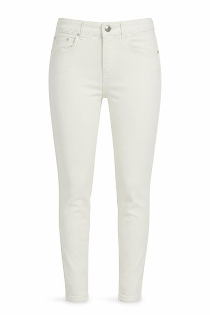 Womens UK Size 6 Richmond Slim Fit Skinny Ivory Jeans