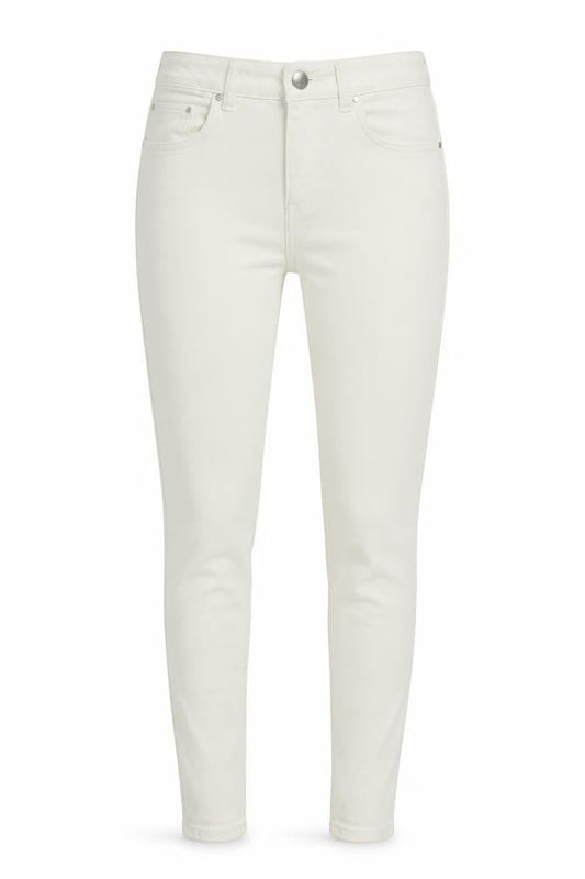 Womens UK Size 6 Richmond Slim Fit Skinny Ivory Jeans