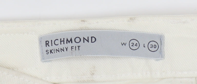 Richmond Women's Ivory Skinny Jeans Size 6